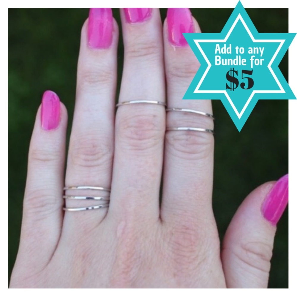 ✨SALE✨TWO (2) Midi rings - Minimalist✨